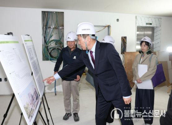 김정헌 구청장, 막바지 현장점검