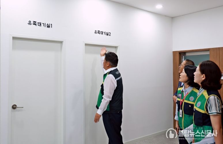 태백시장, 공원묘원 현장점검