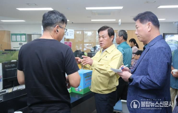 이학수 정읍시장, 전산시스템 중단 대응 현장점검...시민불편 최소화 총력