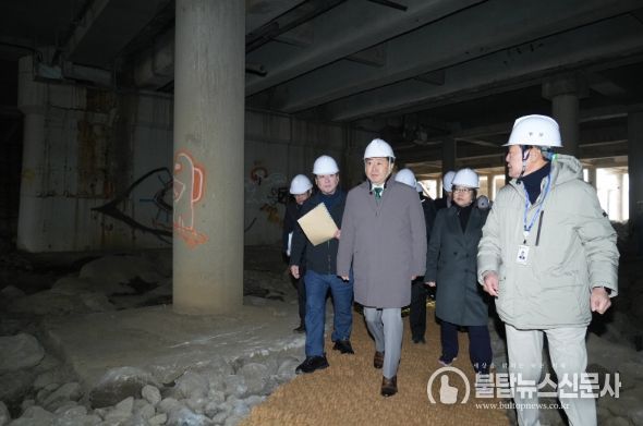 용담동 오수 유출 민원 현장 점검